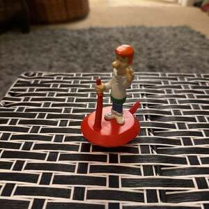 Vintage 1990 Wendy's The Jetsons Movie George Jetson Red Scooter Kids Meal Toy